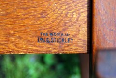 Branded signature: " The Work of L.&J.G. Stickley", 1912-1918.
